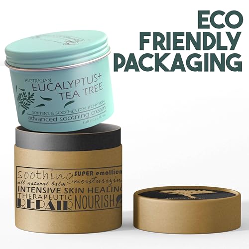 Balm of Gilead Foot Cream with Tea Tree and Eucalyptus - Intensive Athlete's Foot Treatment for Dry Cracked Heels and F